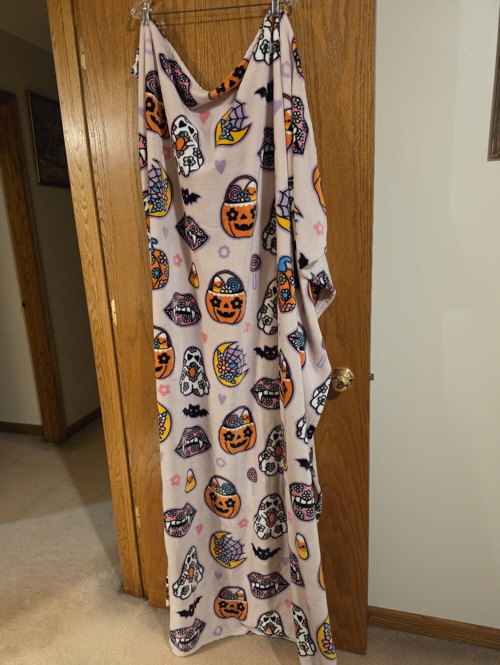 Betsey Johnson Retro Halloween Blanket